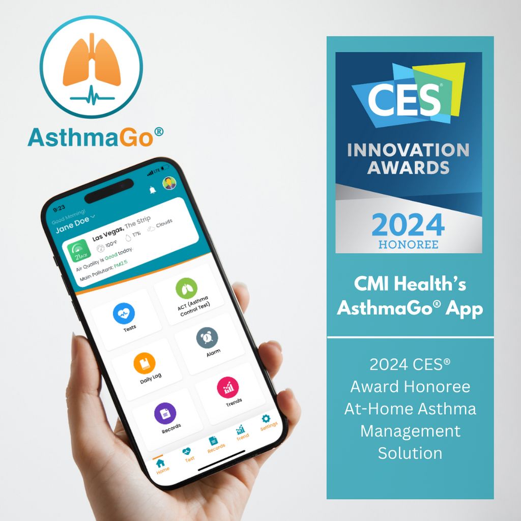 CMI Health’s AsthmaGo® Mobile Application selected as CES® Innovation Awards Honoree