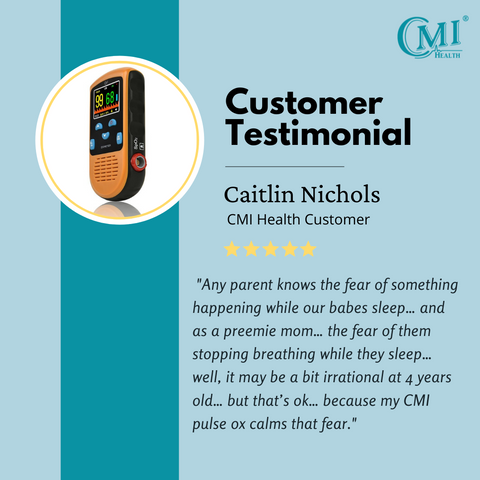 CMI Health Customer Testimonial Handheld Pulse Oximeter 