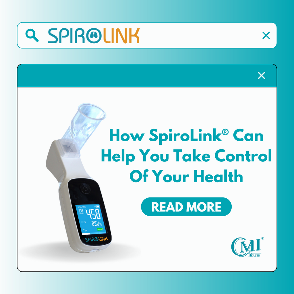 Worried about lung health? Our SpiroLink® will give you peace of mind | CMI Health