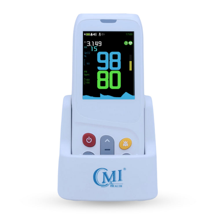 CMI Health CH-100 Rechargeable Handheld Oximeter for SpO2 and Pulse Rate Monitoring