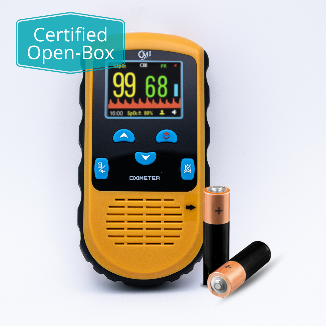 【本日のみ】12,999→11,999treasure Pulse On パーカ Open-Box | Battery | Handheld Oximeter PC-66H – CMI Health Store