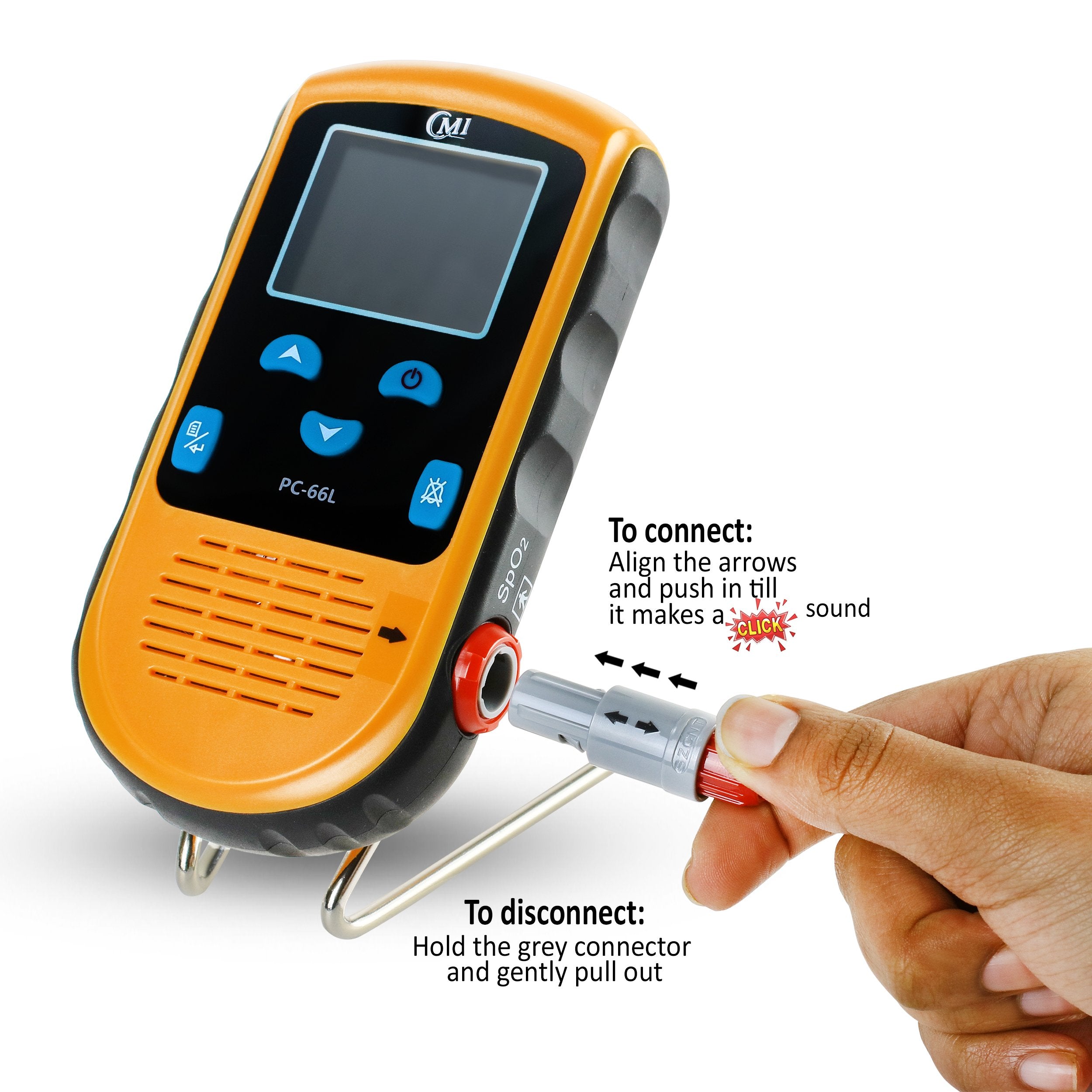 Saturometre oxymetre portable batterie rechargeable secteur ZeniXx