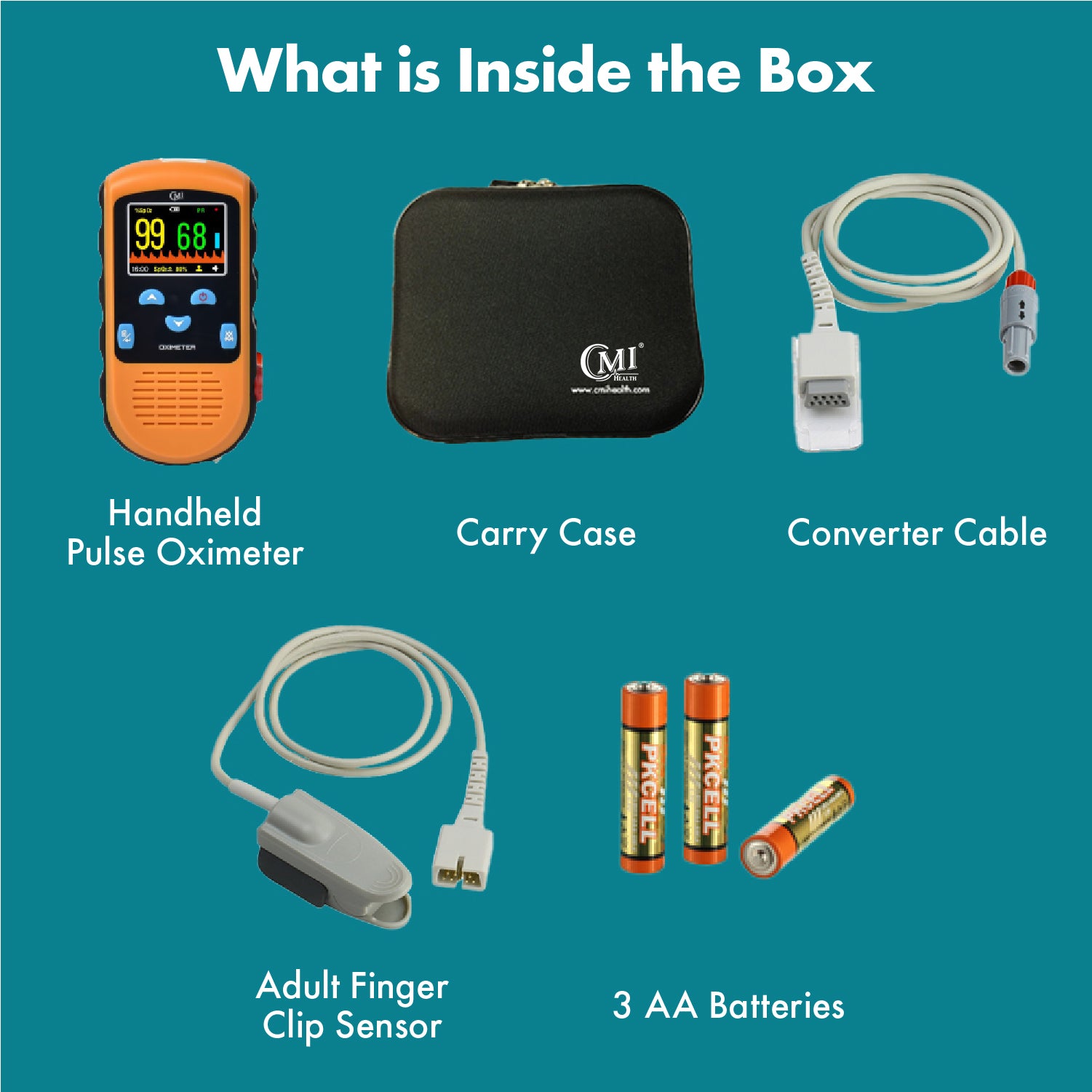 Battery | Handheld Oximeter PC-66H – CMI Health Store