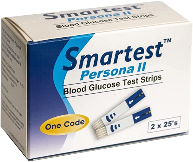 CMI Health Blood Glucose Meter - Smartest Persona II - Test Strip Refill
